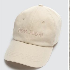 Cream Dog Mom baseball hat Lucy & Co